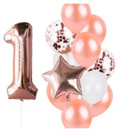 Súprava s číslom Rose Gold 100 cm pre vek 0-9 XXL Súprava s číslom Rose Gold 100 cm pre vek 0-9 XXL