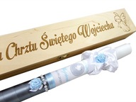 Suvenír svätého krstu Veľká krabička na odevnú sviečku Suvenír svätého krstu Veľká krabička na odevnú sviečku