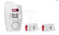 Bezpečnostný alarm +2x kľúčenka, detektor pohybu, ZWY senzor