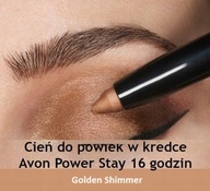 AVON Ceruzka na očné tiene POWER STAY 16 hodín GOLDEN SHIMMER AVON Ceruzka na očné tiene POWER STAY 16 hodín GOLDEN SHIMMER