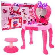 Ružový toaletný stolík pre dievčatá 3+ interaktívny