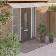 VidaXL strieška dverí šedá 350x100 cm Polyuretán VidaXL strieška dverí šedá 350x100 cm Polyuretán