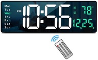 NÁSTENNÉ HODINY VEĽKÉ ELEKTRONICKÉ DIGITÁLNE MODERNÉ LED TEPLOTA DÁTUM NÁSTENNÉ HODINY VEĽKÉ ELEKTRONICKÉ DIGITÁLNE MODERNÉ LED TEPLOTA DÁTUM