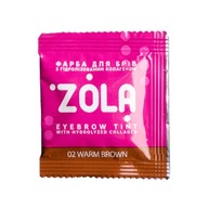 ZOLA farba na obočie 02 Warm Brown 1,5ml + aktivátor 3% ZOLA farba na obočie 02 Warm Brown 1,5ml + aktivátor 3%