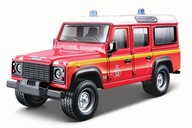 Land Rover Defender 110 1:50 policajný strážca Bburago