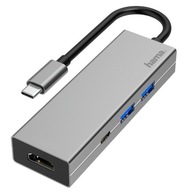 HAMA MULTIPORT PRE USB-C HDMI 2XUSB TYP-C 100W PD