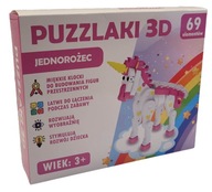 3D penové puzzle UNICORN PUZZLE 69 ks. 3D penové puzzle UNICORN PUZZLE 69 ks.