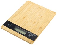 LCD ELEKTRONICKÁ BAMBUSOVÁ KUCHYŇSKÁ VÁHA do 5 kg LCD ELEKTRONICKÁ BAMBUSOVÁ KUCHYŇSKÁ VÁHA do 5 kg
