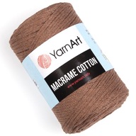 Šnúra YarnArt MACRAME BAVLNA hnedá COFFEE 788 Šnúra YarnArt MACRAME BAVLNA hnedá COFFEE 788