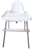Opierka nôh pre detskú stoličku čmeliak IKEA Antilop, biela, nastaviteľná