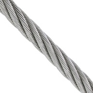 4,0 mm KYSELINOM ODOLNÉ NEREZOVÉ LANO 7X19 - 10m 4,0 mm KYSELINOM ODOLNÉ NEREZOVÉ LANO 7X19 - 10m