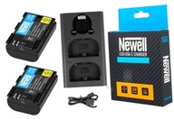Newell dvojkanálová LCD nabíjačka LP-E6 pre fotoaparáty Canon + batérie