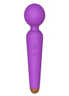 Silikónový masážny prístroj na erotickú masážnu tyč vo fialovej farbe