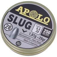 Apolo Slug pelety 28gr 5,5mm, 250ks (E19302) Apolo Slug pelety 28gr 5,5mm, 250ks (E19302)