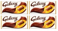 4x 135g MARS GALAXY Mliečna čokoláda s karamelom U