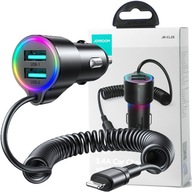 AUTONABÍJAČKA JOYROOM + BLESKOVÝ KÁBEL 1,5M AUTONABÍJAČKA JOYROOM + BLESKOVÝ KÁBEL 1,5M