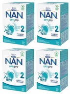 NESTLE NAN OPTIPRO 2 NÁSLEDNÉ MLIEKO 4x650g 4BAL. NESTLE NAN OPTIPRO 2 NÁSLEDNÉ MLIEKO 4x650g 4BAL.