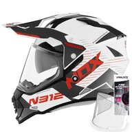 NOX N312 PREDLŽOVACIA MOTOCYKLICKÁ PRILBA KRÍŽOVÝ PINLOCK XS NOX N312 PREDLŽOVACIA MOTOCYKLICKÁ PRILBA KRÍŽOVÝ PINLOCK XS