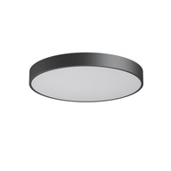 Okrúhle čierne stropné svietidlo 60cm 1267PD1AE5196 Cleoni