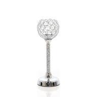 Svietnik Glamour Lantern Chrome Strieborný krištáľ Svietnik Glamour Lantern Chrome Strieborný krištáľ