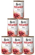 Brit Pate & Meat Hovädzie s hovädzím mäsom 6x800g Brit Pate & Meat Hovädzie s hovädzím mäsom 6x800g