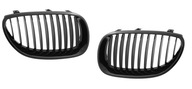 Dummy Grill Black Tuning set Bmw 5 e60 e61 04-10