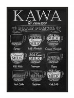 OBRAZOVÝ PLAGÁT V RÁME 33x43 cm Káva P778 OBRAZOVÝ PLAGÁT V RÁME 33x43 cm Káva P778