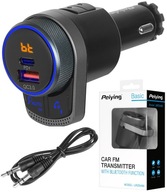 FM BLUETOOTH VYSIELAČ RÝCHLA NABÍJAČKA USB PD QC FM BLUETOOTH VYSIELAČ RÝCHLA NABÍJAČKA USB PD QC