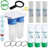 2-stupňový celodomový filter na odstraňovanie železa 1/2' USTM 2-stupňový celodomový filter na odstraňovanie železa 1/2' USTM