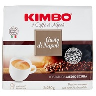 Talianska mletá káva KIMBO Gusto di Napoli 2 x 250g (500g) Talianska mletá káva KIMBO Gusto di Napoli 2 x 250g (500g)