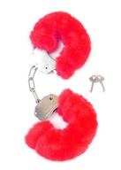 Putá Fetish B - Séria- Furry Cuffs Red Putá Fetish B - Séria- Furry Cuffs Red