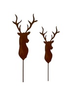 Deer Deer GARDEN dekorácia dekorácia vianočný záhradný kvetináč 12cm+16cm 2ks