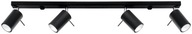 Sollux Moderné LED stropné svietidlo Rullo 4L Black Sollux Moderné LED stropné svietidlo Rullo 4L Black