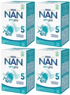 4x NAN Optipro 5 next mlieko Nestlé 650g