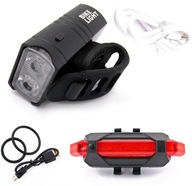 LED BIKE SVETLO SET ZADNÉ PREDNÉ PRE USB VÝKONNÉ LED BIKE SVETLO SET ZADNÉ PREDNÉ PRE USB VÝKONNÉ