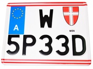 ŠPZ motor, motocykel Rakúsko ŠPZ motor, motocykel Rakúsko