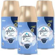 Glade 3x269 ml vložka pre automatické osvieženie čisté čisté ľan Glade 3x269 ml vložka pre automatické osvieženie čisté čisté ľan