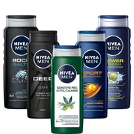 NIVEA MEN x5 pánsky sprchový gél set 500ml