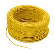 LGY lankový kábel 1x0,75 mm, žltý, 300/500V, 100m