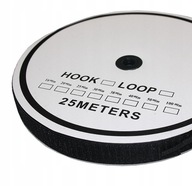 Páska na suchý zips, suchý zips 50 mm/25 metrov čierna slučka Páska na suchý zips, suchý zips 50 mm/25 metrov čierna slučka
