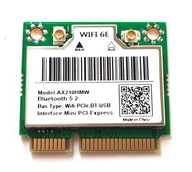 WiFi 6E KARTA INTEL AX210 HMW Mini PCI-E AX AC BT trojpásmová 2,4 / 5 / 6 GHz WiFi 6E KARTA INTEL AX210 HMW Mini PCI-E AX AC BT trojpásmová 2,4 / 5 / 6 GHz