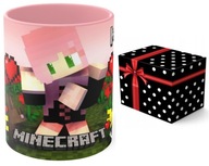 Minecraft hrnček pre dievča s menom 330 ml PINK vo vnútri Minecraft hrnček pre dievča s menom 330 ml PINK vo vnútri