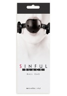 Gag - SINFUL BALL GAG ČIERNA Gag - SINFUL BALL GAG ČIERNA