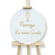 Uvítacia tabuľa na prvé sväté prijímanie, tabuľa na sväté prijímanie blízko Uvítacia tabuľa na prvé sväté prijímanie, tabuľa na sväté prijímanie blízko