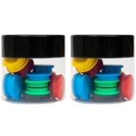 Okrúhle doskové magnety na chladničku STRONG Tres mix farieb 20 mm 60 kusov Okrúhle doskové magnety na chladničku STRONG Tres mix farieb 20 mm 60 kusov