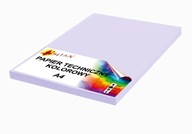 Technický papier A4 140g fialový pastel 50 listov