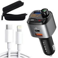 Alogy FM transmitter USB QC 3.0 nabíjačka + USB-C PD Bluetooth + KÁBEL + PUZDRO Alogy FM transmitter USB QC 3.0 nabíjačka + USB-C PD Bluetooth + KÁBEL + PUZDRO