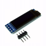OLED DISPLEJ 128X32 0,91 BIELY I2C SSD1306 OLED DISPLEJ 128X32 0,91 BIELY I2C SSD1306