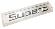 Nálepka s nápisom Emblem SUPERB na poklope SKODA