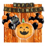 Tekvica Tekvicová halloweenska dekoračná súprava so závesom, hotová súprava na stenu Tekvica Tekvicová halloweenska dekoračná súprava so závesom, hotová súprava na stenu